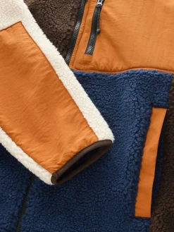 Next Colourblock Zip Through Funnel Fleece^ Sweatshirts & Hoodies|Sweatshirts & Hoodies