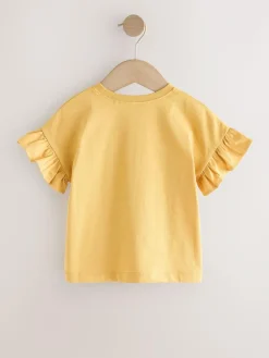 Best Next Ochre Yellow Strawberry Short Sleeve T-Shirt (3mths-7yrs)