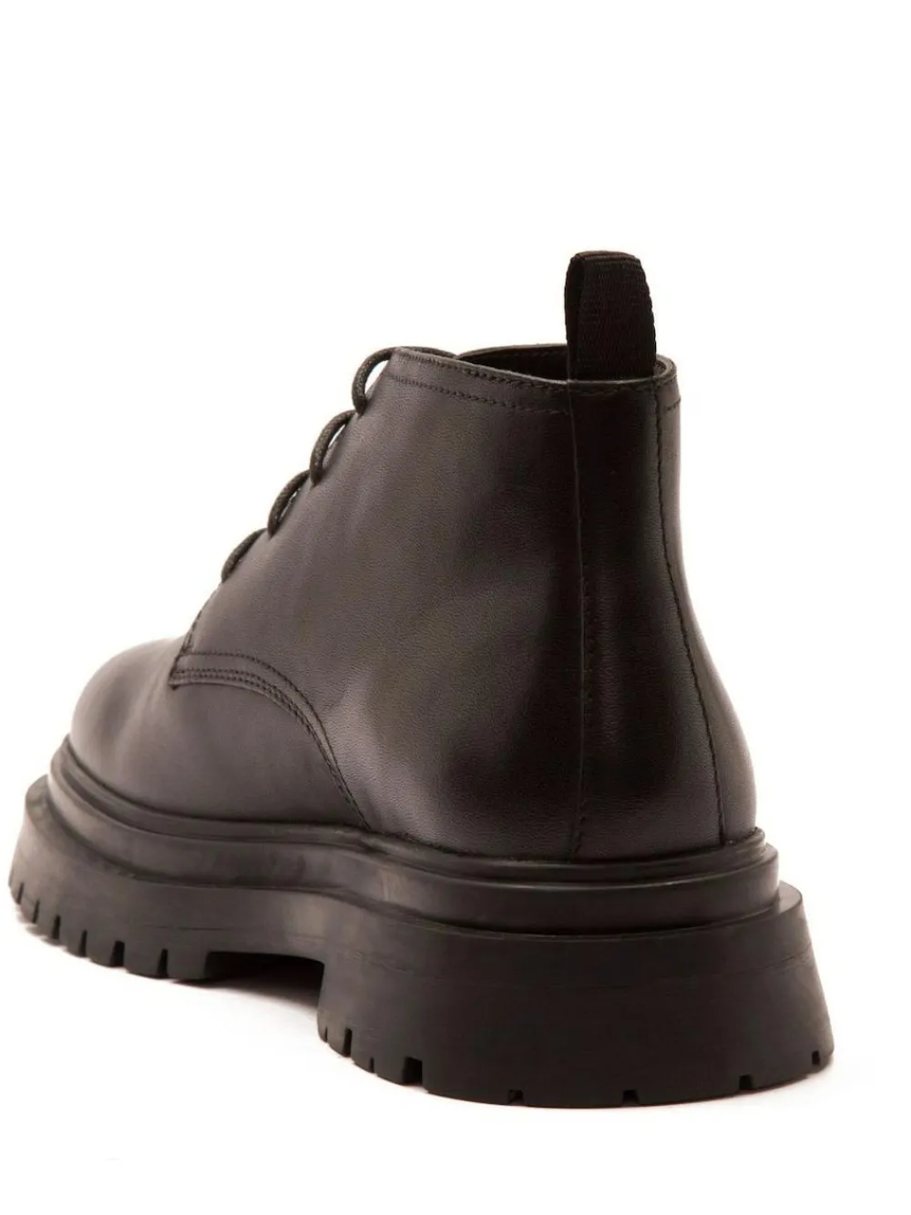 Clearance Off The Hook Black Hardrock Leather Lace-Up Chukka Ankle Boots