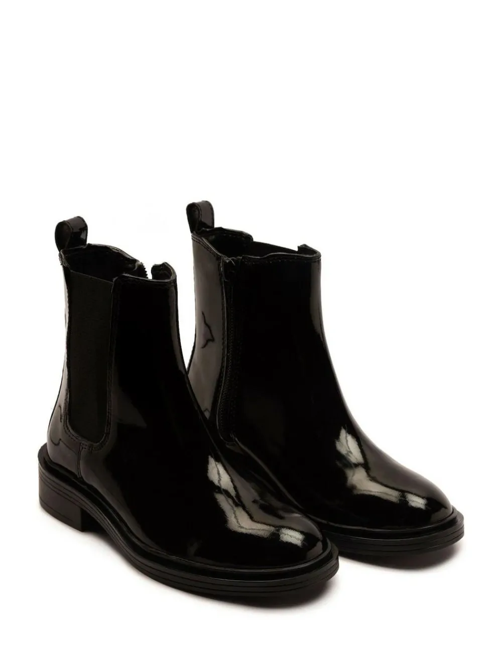 Off The Hook Kiki Patent Leather Ankle Chelsea Boots^ Boots & Wellies