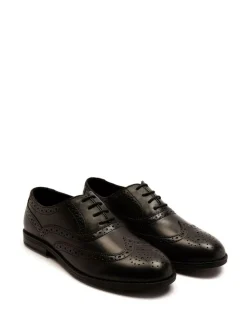 Off The Hook Waldew Leather Lace-Up Formal Brogue Shoes^BOY School Shoes|Boys Shoes