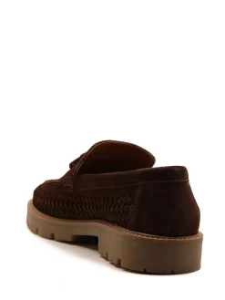 New Off The Hook Brown Floyd Loafers Tassel Formal Casual Slip On Leather Shoes