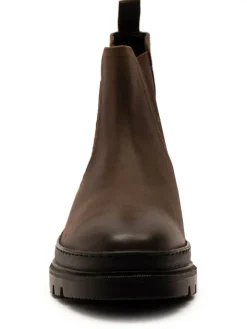 Off The Hook Brown Harrison Slip On Chelsea Leather Boots^ Boots|Boots