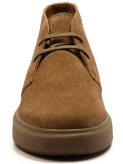 Off The Hook Brown Jethro Suede Leather Casual Lace-Up Chukka Boots^ Boots|Boots