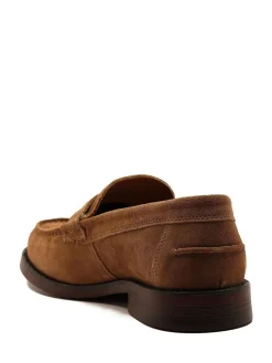 Best Off The Hook Monro Loafer Formal Casual Slip-On Leather Shoes Brown