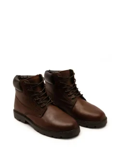 Off The Hook Solo Leather Lace Up Casual Ankle Boots^BOY Boots|Boots