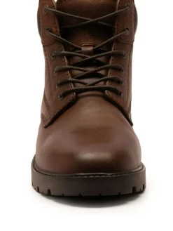 Off The Hook Solo Leather Lace Up Casual Ankle Boots^BOY Boots|Boots