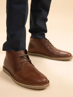 Off The Hook Sahara Suede Leather Desert Lace-Up Chukka Boots^BOY Boots|Boots