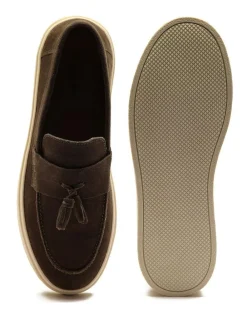 Off The Hook Green Rory Loafers Tassel Casual Slip On Suede Leather Shoes^ Shoes