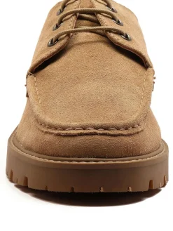 Off The Hook Harvey Suede Leather Casual Lace-Up Boat Shoes^ Shoes