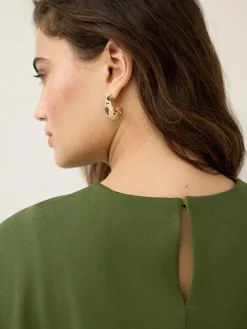 Best Next Olive Green Cape Maxi Dress