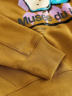 Next Cotton Rich Fruit Art Graphic Longsleeve Crewneck Sweatshirt^Women Nightwear|Hoodies & Sweatshirts