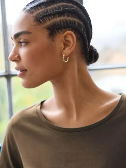 Discount Next Olive Green Long Sleeve Crew Neck T-Shirt