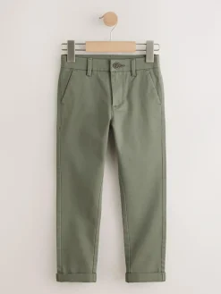 Discount Next Olive Green Skinny Fit Stretch Chino Trousers (3-17yrs)