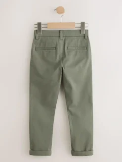 Discount Next Olive Green Skinny Fit Stretch Chino Trousers (3-17yrs)