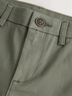 Discount Next Olive Green Skinny Fit Stretch Chino Trousers (3-17yrs)