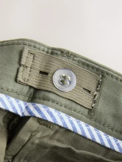Discount Next Olive Green Skinny Fit Stretch Chino Trousers (3-17yrs)