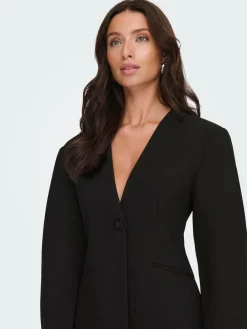 ONLY Black Balloon Sleeve Blazer^Women Suits & Tailoring|Blazers