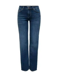 ONLY Blush Mid Rise Straight Leg Jeans With Super Stretch^Women Jeans|Jeans
