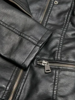 ONLY KIDS Faux Leather Biker Jacket^ Jackets & Coats|Snowsuits & Coats