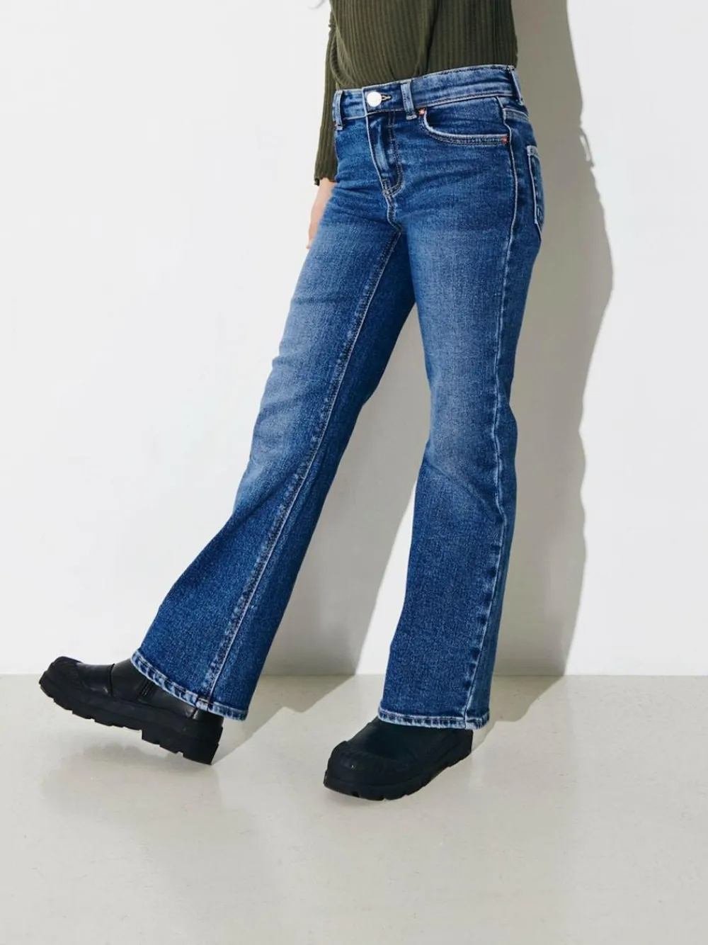 New ONLY KIDS Wide Leg Jeans Blue