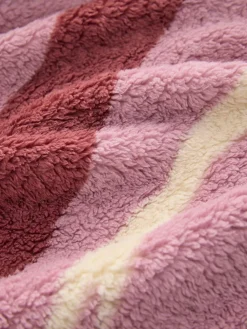 Discount Next Orange Abstract Scene Print Teddy Borg Dressing Gown