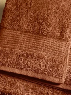 Next Orange Burnt Egyptian Cotton Towel^ Towels & Bathmats
