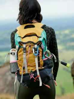 Next Orange Colourblock Active Sports 30L Hiking Bag With Waterproof Cover^Women Bags|Sportswear