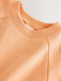 Next Orange Crew Neck Sweatshirt (3mths-7yrs)^ Sweatshirts & Hoodies|Nightwear