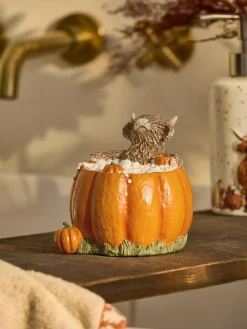 Next Orange Hamish Pumpkin Bath Ornament