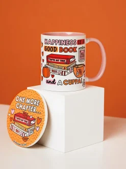 Discount Next Orange Happiness is a Good Book Gift Set