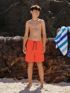 Hot Next Longer Length Swim Shorts (1.5-16yrs) Orange