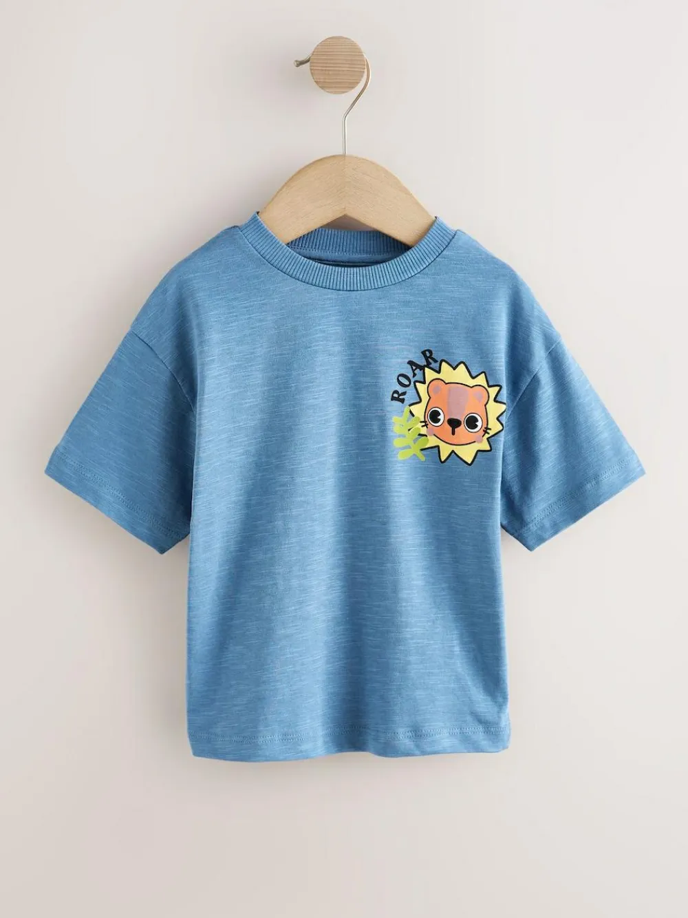 Next Orange Safari Short Sleeve Graphic T-Shirts 3 Pack (3mths-7yrs)^BOY Tops|T-Shirts