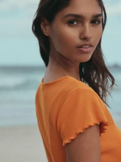 Next Short Sleeve Jersey Button Through Maxi Dress^Women Maxi Dresses