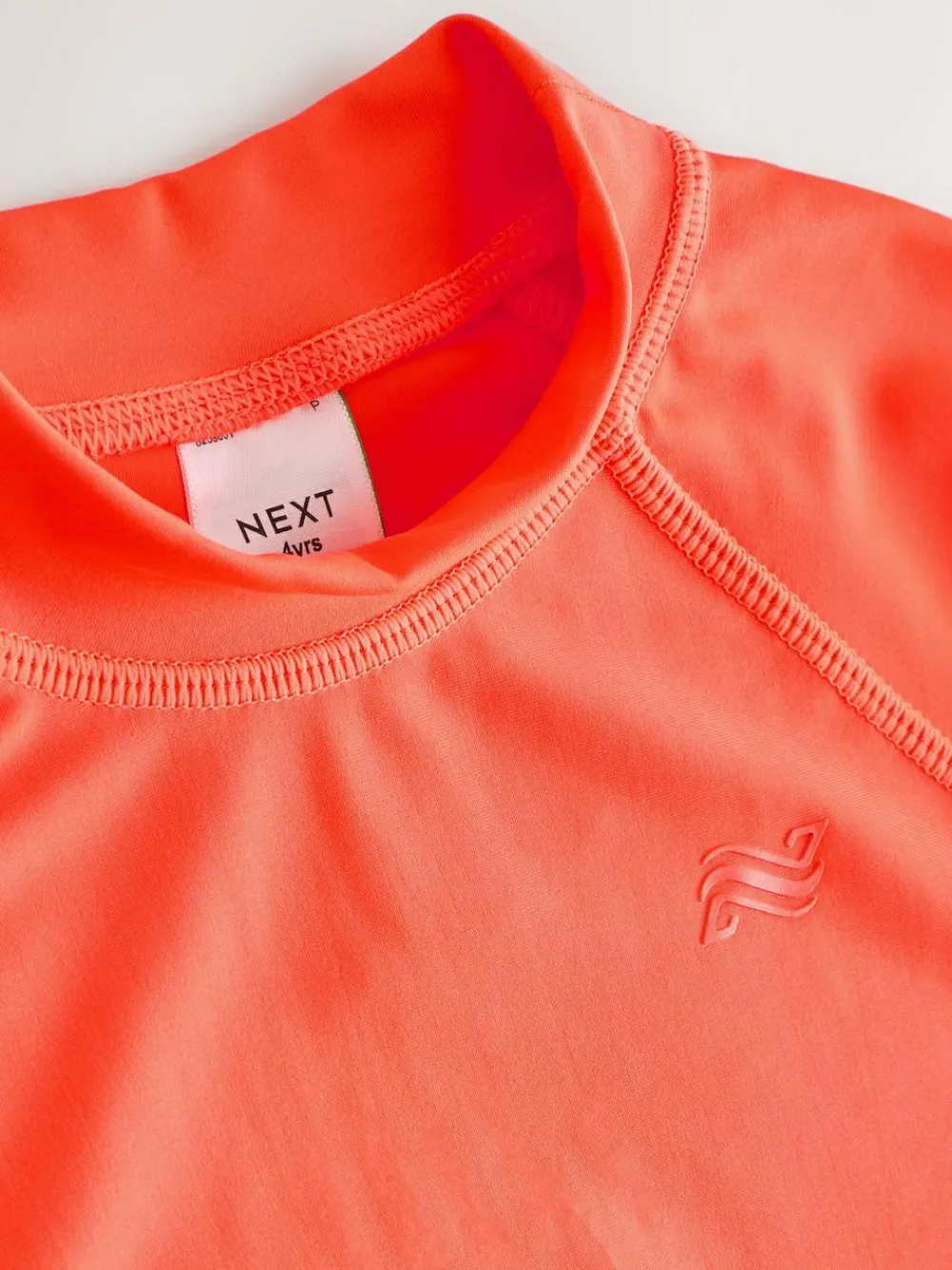 New Next Orange Short Sleeve Rash Vest (1.5-16yrs)
