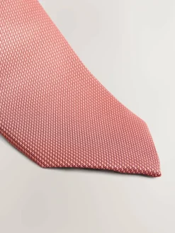 Next Orange Slim Textured Tie^ Ties & Pocket Squares