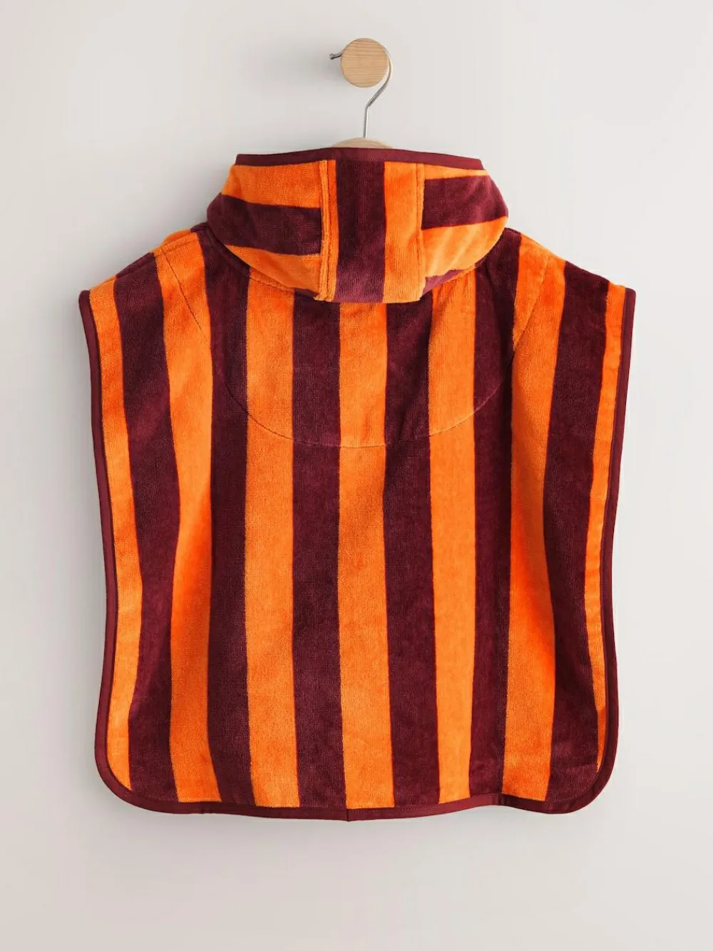 New Next Towelling Poncho (9mths-6yrs) Orange Stripe