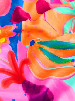 Next Orange Tropical Long Sleeve Sunsafe Swimsuit (3mths-16yrs)^ Swimwear