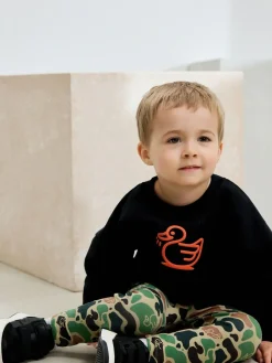 Best Next Sweatshirt And Leggings Set (3mths-7yrs) Orange/Black Duck