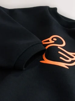 Best Next Sweatshirt And Leggings Set (3mths-7yrs) Orange/Black Duck