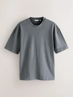 Next Relaxed Fit Heavyweight T-Shirts 5 Pack^ Tops & T-Shirts
