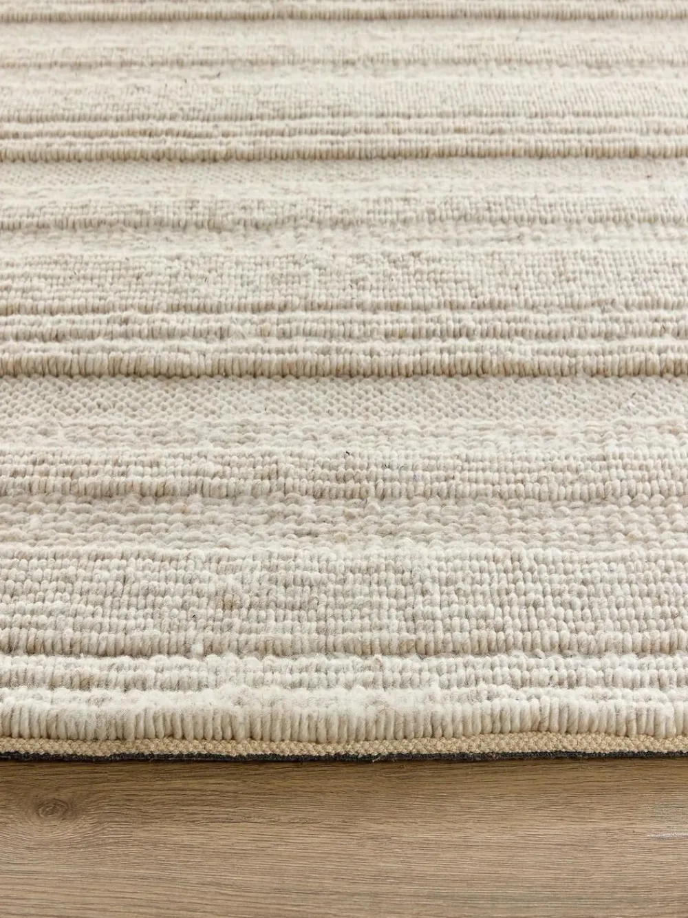 Origin Rugs Cream Chunky Knit Runner