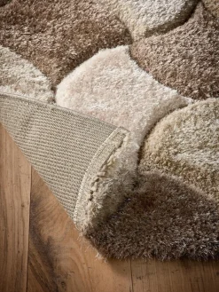 Sale Origin Rugs 3D Scallop Shaggy Rug Neutral