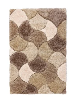 Sale Origin Rugs 3D Scallop Shaggy Rug Neutral
