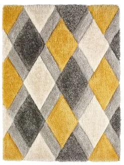 Origin Rugs Ochre 3D GEO Shaggy Rug^ Rugs & Runners