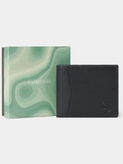 Online Osprey London The Compass Leather Coin Wallet Black