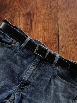 Osprey London Black The Crawford 3.5cm Reversible Leather Belt^ Belts & Braces