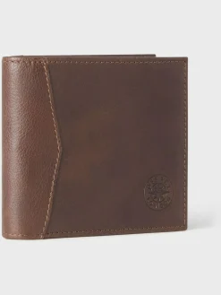 Osprey London The Compass Leather Coin Wallet Brown
