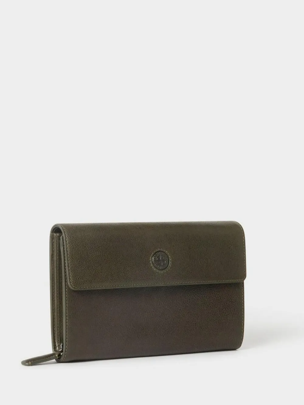 Osprey London Green The Compass Leather Travel Wallet