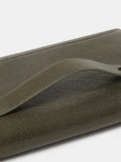 Osprey London Green The Compass Leather Travel Wallet